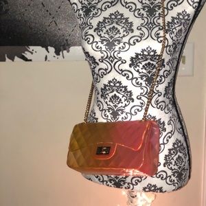 Lemonade Transparent Cross body purse